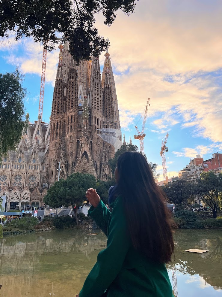 Carolina en Casa Batlló, Barcelona